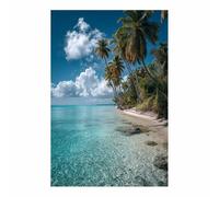 DunPei Tableau Decoration Murale Salon Moderne Paysage animé des paysages naturelsTrèS AppropriéE Pour La Chambre à Coucher Le Salon La Cuisine Le(vert)-80x120cm Sans cadre