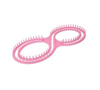 DUNRU Tricotin DIY Outil de Planche à Tisser Tricoter la Main avec 3 projets for échapper des Chaussettes Pull Foulard Accessoires Tricot ménage GéAnt, Pink, Taille unique