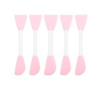 DUNSBY Agitateurs en Silicone Brosse d'agitation Multifonction 2/5 pièces | Cuillère à poudre de Silicone souple, outils en résine époxy for moule DIY(5Pcs Pink02)