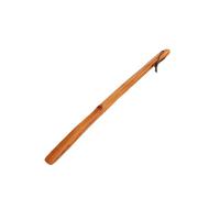 DUNSBY Chausse Pied Chausse-pied en bois, facile à mettre et enlever, long manche, boucle de suspension sans se pencher, for personnes âgées femmes enceintes(-C-38cm)