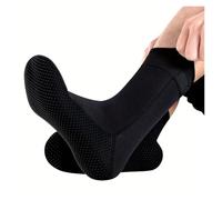 DUNSBY Chaussette Piscine Chaussettes de plongée en néoprène 3mm, Chaussures Combinaison antidérapantes, Palmes Natation, Bottes Plage élastiques, Aqua Chaudes(L)