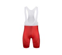 DUNSBY Cuissard à bretelles pour homme - Cuissards de cyclisme pour l'été - Pantalon de vélo de route - Collants de course - Cuissard pour balade à vélo - Pour cyclisme en montagne, Rouge, L