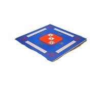 DUNSBY Tapis de Mahjong Tapis de Mahjong for réduire Le Bruit, antidérapant, Jeu société, Silencieux, étanche, Protection Mah-Jong for fête à Domicile(Blue,90x90cm)