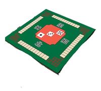 DUNSBY Tapis de Mahjong Tapis de Mahjong for réduire Le Bruit, antidérapant, Jeu société, Silencieux, étanche, Protection Mah-Jong for fête à Domicile(Green,90x90cm)