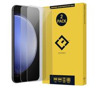 DUNSIHUI Lot de 2 protections d'écran en verre trempé pour Galaxy S23 FE 6,4", anti-rayures 9H, HD, transparent, sans bulles, pour Sam sung Galaxy S23 FE 2023 6,4"