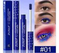 Dunuf Mascara De Couleur Longue Durée,Imperméable,Dense,Mince Et Recourbé,Sans Taches Et Grattage Des Cils - 27951-01-C1