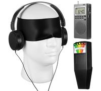 Dunzy Lot de 4 équipements de chasse aux fantômes avec boîte à fantômes et détecteur de champ magnétique - Casque pour enquête - Appareil de chasse - Esprit paranormal - Cadeau de Noël pour