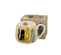DUO ANIMALS Tasse à fût 430 ml CAT'S WORLD - PARTY New Bone China Porcelaine