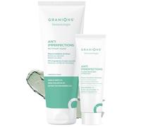 Duo Anti Imperfection - GRANIONS - CREME MATIFIANTE ANTI IMPERFECTION + NETTOYANT VISAGE - Elimine Les Impuretés & Excès de sébum - Hydrate & Purifie - Zinc - Niacinamide - Vitamine C -