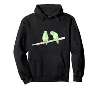 Duo Aquarelle Perroquet du Pacifique - Art Oiseau coloré Sweat à Capuche