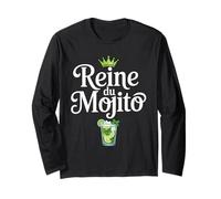Duo Assorti Reine du Mojito Couple Humour Apéro Femme Manche Longue
