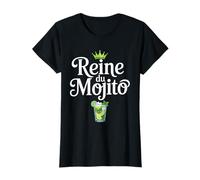 Duo Assorti Reine du Mojito Couple Humour Apéro Femme T-Shirt
