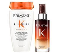 Duo Bain Satin Riche & Sérum De Nuit Nutritive Kérastase