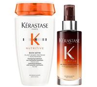 Duo Bain Satin & Sérum De Nuit Nutritive Kérastase