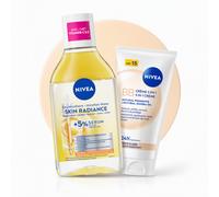 Duo BB Crème Teintée Claie SPF15 avec Eau Micellaire Skin Radiance Pour Hydrataio, Protection et Éclat