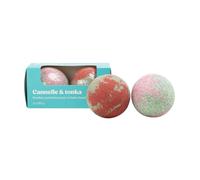 Duo boules de bain cannelle tonka