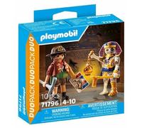 DUO CHASSEUR DE TRESORS +MOMIE PLAYMOBIL PLL71796