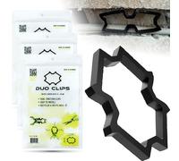 DUO CLIPS Lot de 300 supports de câbles universels 22-50 mm | Clip de câble, fixation de câble, clip pour câbles, support pour câbles et tuyaux