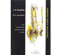 Singelee Jean-Baptiste - Duo Concert Op.55 - 2 Saxophones, Piano