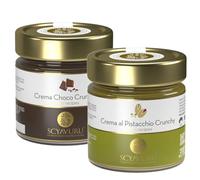 Trio Crème de Pistache Scyavuru: Classique, Pistache Salée et Croquante 200 gr x 3