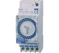 Orbis Interrupteur horaire analogique Duo D 230 V 2 mod. Journalier 30 min 16(4) A