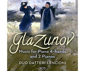 DUO DATTERI LENCONI - GLAZUNOV MUSIC FOR PIANO 4-HA - CD - F4z