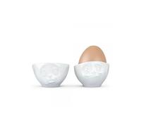 FIFTYEIGHT 3D – Ensemble de coquetiers T015301 – Paillettes HMPFF – Blanc (2 pièces)