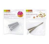 Duo de douilles pâtissières - à garnir & Choux 18 mm - ScrapCooking Multicolore G
