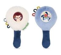Duo de hochet maracas en peluche Bleu