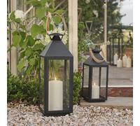 Duo de Lanternes Brixham à Anse en Cuir - Tailles Moyenne & Grande