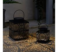 Duo de Lanternes Solaires Marocaines Taza
