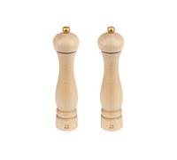 Duo de moulins à poivre et à sel Clermont Bois de hêtre Naturel 24 cm