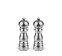 Paris Chef Duo de moulins à poivre et à sel manuels en inox, u'Select, 18 cm - 7in Peugeot