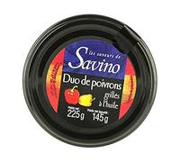 Duo de poivrons grillés à l'huile - Pot 225g