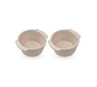 Duo de ramequins en céramique 20cl, Ecru