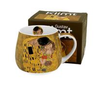Duo de tasses à café Klimt The Kiss en porcelaine, mug, tasse à thé, tasse à café avec anse 430 ml