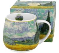 Duo de tasses à café Van Gogh, Wheat Field en porcelaine, mug, tasse à thé, tasse à café avec anse 430 ml