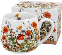 Duo de tasses à café Wild Birds en porcelaine, mug, tasse à thé, tasse à café avec anse 430 ml