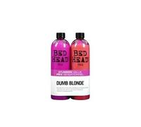 Bed Head by Tigi Dumb Blonde Shampooing et après-shampooing pour cheveux blonds, lot de 2 x 750 ml