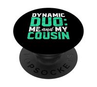Duo Dynamique : Moi et Mon Cousin PopSockets PopGrip Adhésif
