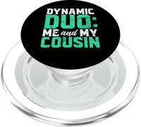 Duo Dynamique : Moi et Mon Cousin PopSockets PopGrip pour MagSafe