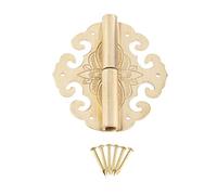 DUO ER 1pc 60 * 55mm cuillère en Laiton Armoire de Porte Charnières de Bijoux en Bronze Antique Boîtes à Bijoux décoratifs for quincaillerie de Meubles (Couleur : Right Brass)