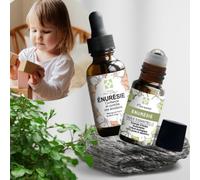 Duo Fleurs de Bach SANS ALCOOL et Huiles Essentielles ENURESIE, Pour résoudre les problèmes de pipi au lit de votre enfant