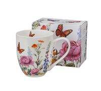 DUO Flowers Classic Tasse Jumbo XXL été avec 1000 ml, porcelaine New Bone China