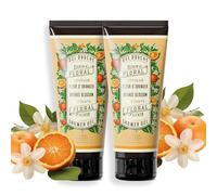 Duo Gel Douche Hydratant Fleur d’Oranger 2x200ml - Panier des Sens | Duo 2x200ml pratique, nettoie sans dessécher, 95% naturel, huile d’olive, parfum fleur d’oranger solaire.