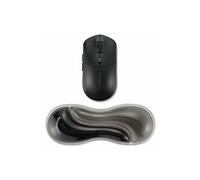 Kensington Repose-Poignet Souris Slim Duo Gel, 192 x 72 x 22mm, Support Ergonomique pour Les tensions et l'inconfort du Poignet, Convient aux Souris et trackballs à Profil Bas, Noir/Gris (K62438WW)