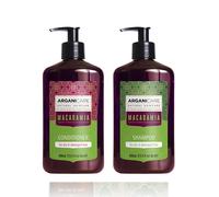 Duo Hydratant À L'huile De Macadamia - Arganicare - Cheveux Secs Et Abimés Shampooing Et Après Shampooing
