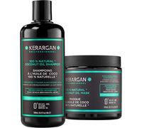 Duo Hydratant Shampoing & Masque À L'huile De Coco Pour Cheveux Déshydratés Et Abîmés - Nourrit & Revitalise - Sans Sulfate, Ogm, Silicone, Huile Minérale - 2x500ml