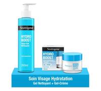 Duo Hydratation Visage - Gel Nettoyant Hydro Boost 200 Ml & Gel-Crème Hydro Boost 50 Ml Neutrogena
