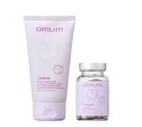 OMUM - Duo In&Out Confort Intime - L'Intime gel & L'Intime complément alimentaire - Nettoie, apaise et apporte équilibre vaginal - Flores fragiles et sensibles des femmes enceintes - Vegan